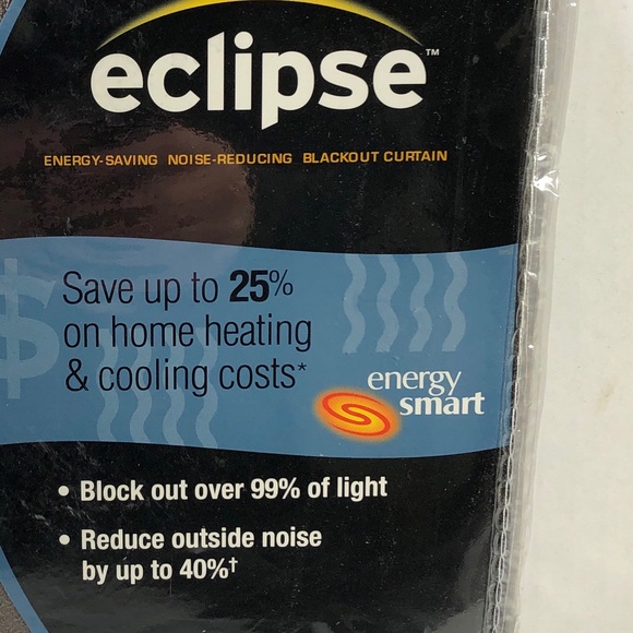 Eclipse Thermaback Blackout Curtain One Panel Birgit Rod - Picture 3 of 7